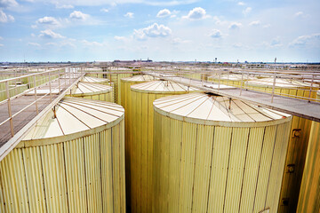 Beer fermentation tank or brewing plant © Ratchapon