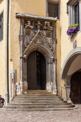 Fototapeta na wymiar Portal of Old town hall, Regensburg, Germany