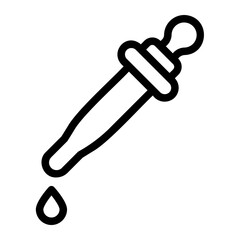 eyedropper line icon