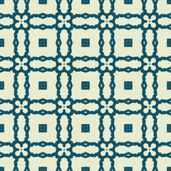 Obraz premium Abstract seamless pattern with various shapes. Geometric pattern for fabric. Textile background.
