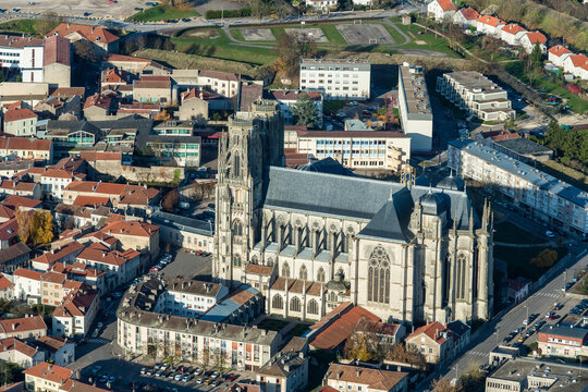 Aerial Toul Lorraine France