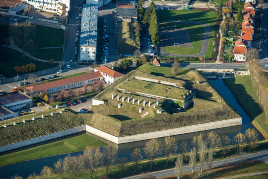 Aerial Toul Lorraine France