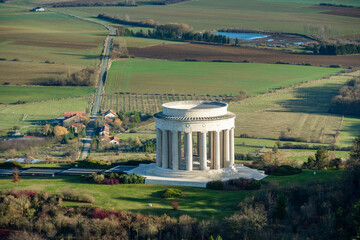 Aerial Mont Sec et sa Butte Lorraine France