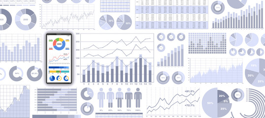 スマートフォンとビジネス資料 © yoshitaka