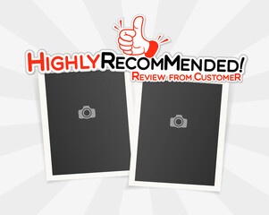 Review and recommended from customer template