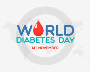 World diabetes day illutrator designWorld diabetes day illutrator design