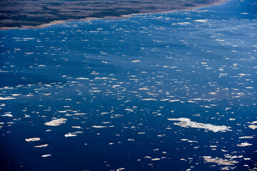 Pack Ice Near Kuujjuarapik Nunavik Quebec Canada