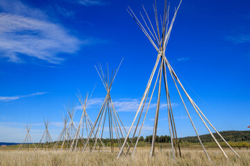 Tepee Teepee Tent Kananaskis Country Alberta Canada © laughingmangovideo