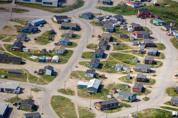 Inuit Village of Kuujjuaq Nunavik Quebec Canada