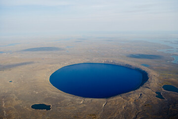 Pingualuit Crater - Cratère du Nouveau Ungava Peninsula Nunavik Quebec Canada