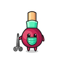 surgeon matches mascot character