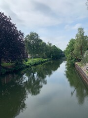One of the hamburger water channels, the river Elbe
