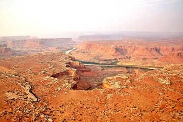 Fototapeta na wymiar Luftaufnahme von Canyonlands