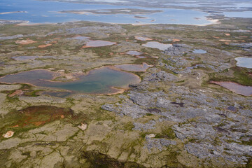 Abstract Landscape Nunavik Quebec Canada
