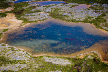 Abstract Landscape Nunavik Quebec Canada
