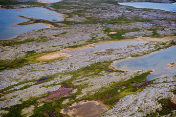 Abstract Landscape Nunavik Quebec Canada