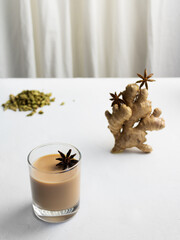 Masala chai. Warms up in cold weather. Milk and black tea