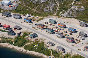 Inuit Village of Akulivik Nunavik Quebec Canada
