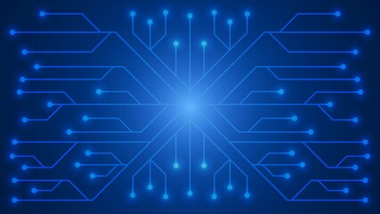 dot and line combined technology abstract background