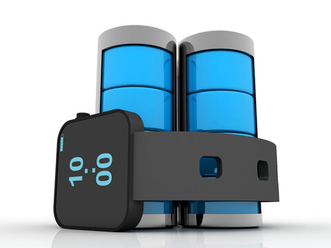 3d rendering fitness bracelet smart watch with battery