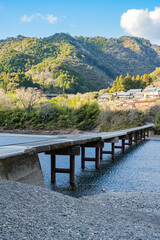 Obraz premium 岩間沈下橋