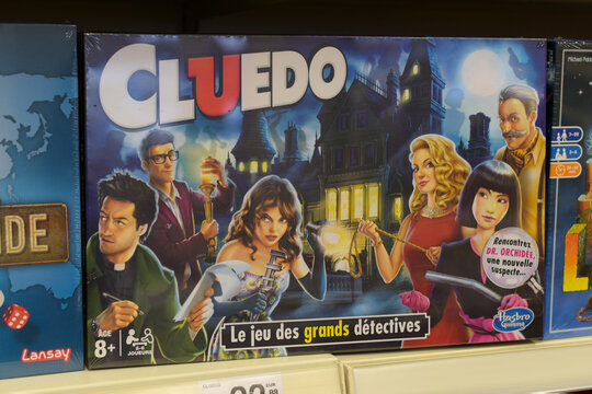 Cluedo game in a toy department at a merchant