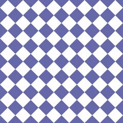Keuken foto achterwand Very peri Zeer peri wit vierkanten naadloos patroon. Vector illustratie.