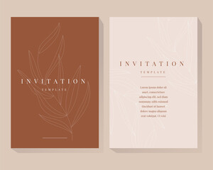 Botanical Invitation Design