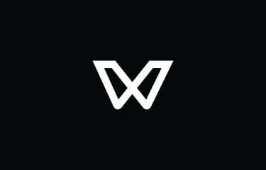 Initial based clean and minimal letter. W logo creative and monogram icon symbol. Universal elegant luxury alphabet vector design