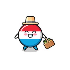 Fototapeta premium luxembourg herbalist character searching a herbal