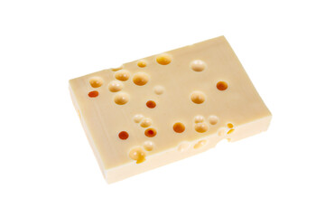Emmentaler Emmenthal hard cheese from Emmental in the canton of Bern in Switzerland
