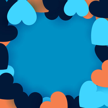 Happy valentines day with empty space for your text