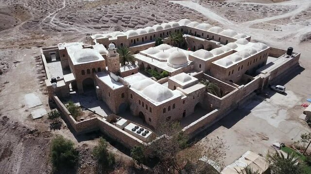 Nabi Musa, Prophet Moses burial site in Judean desert,