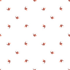 Valentine day celebration of beautiful love seamless vector background flat pattern