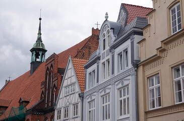 Obraz premium Altstadt von Wismar