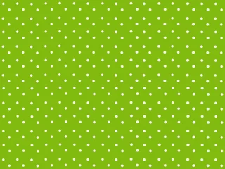 Stickers pour porte Vert fond de polka
