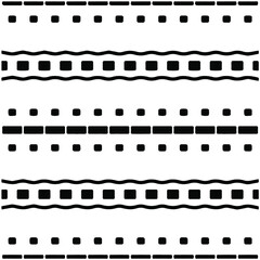 Seamless ethnic pattern color black and white.Can be used in fabric design for clothes, accessories; decorative paper, wrapping, background, wallpaper, Vector illustration.
