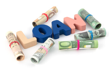 Debt issues and various banknotes