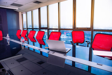Meeting room, Modern office interior