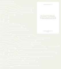 Abstract futuristic background. Hi-tech Illustration of digital technology. Graphic concept.