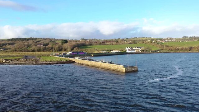 The pier in Mountcharles in County Donegal - Ireland.