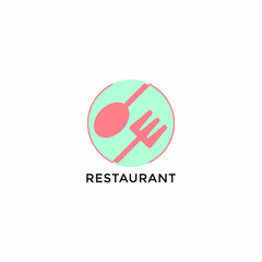 ILLUSTRATION SPOON AND SPORK, RESTAURANT LOGO DESIGN VECTOR FOR YOUR BUSINESS