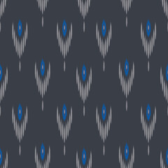 Seamless abstract ikat pattern.Abstract background for textile design.