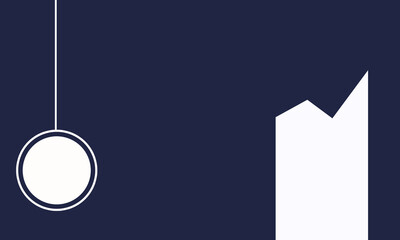 navy background with stripes, circles and squares abstract point
