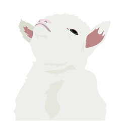 Vectorized illustration of goat meme