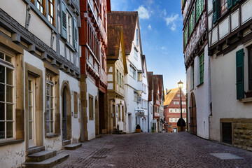 Small street in Bietigheim (Germany)