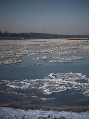 ice phenomenon on the river