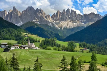 Türaufkleber Italien Dolomiten Berge Südtirol © LUC KOHNEN