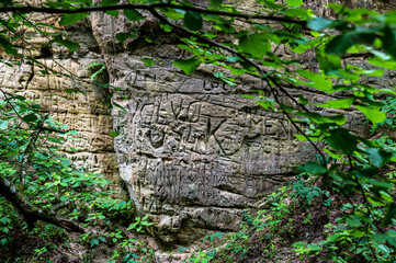 Limestone canyon at Hinni