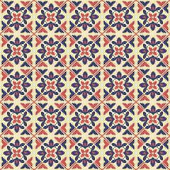 Fototapeta na wymiar pattern design elements symmetrical petals sketch retro design